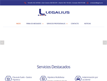 Tablet Screenshot of legalius.es